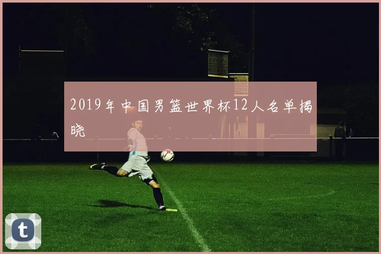 2019年中国男篮世界杯12人名单揭晓